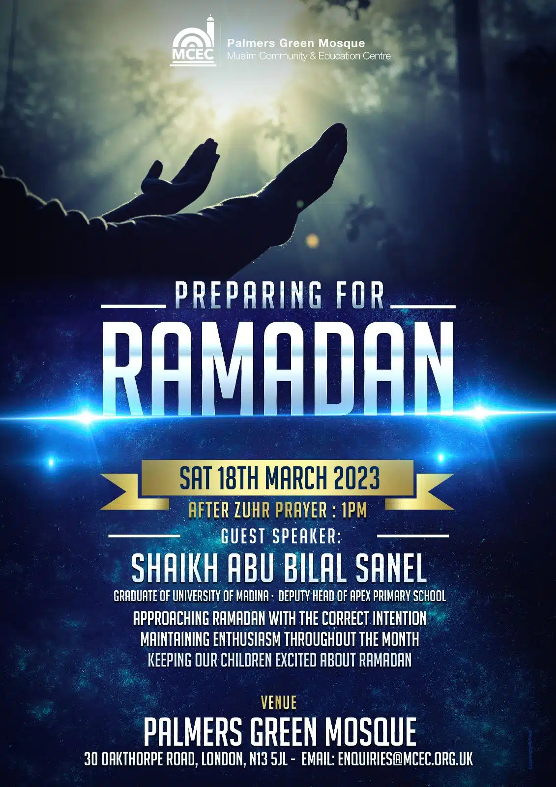 Lecture: Preparing for Ramadan